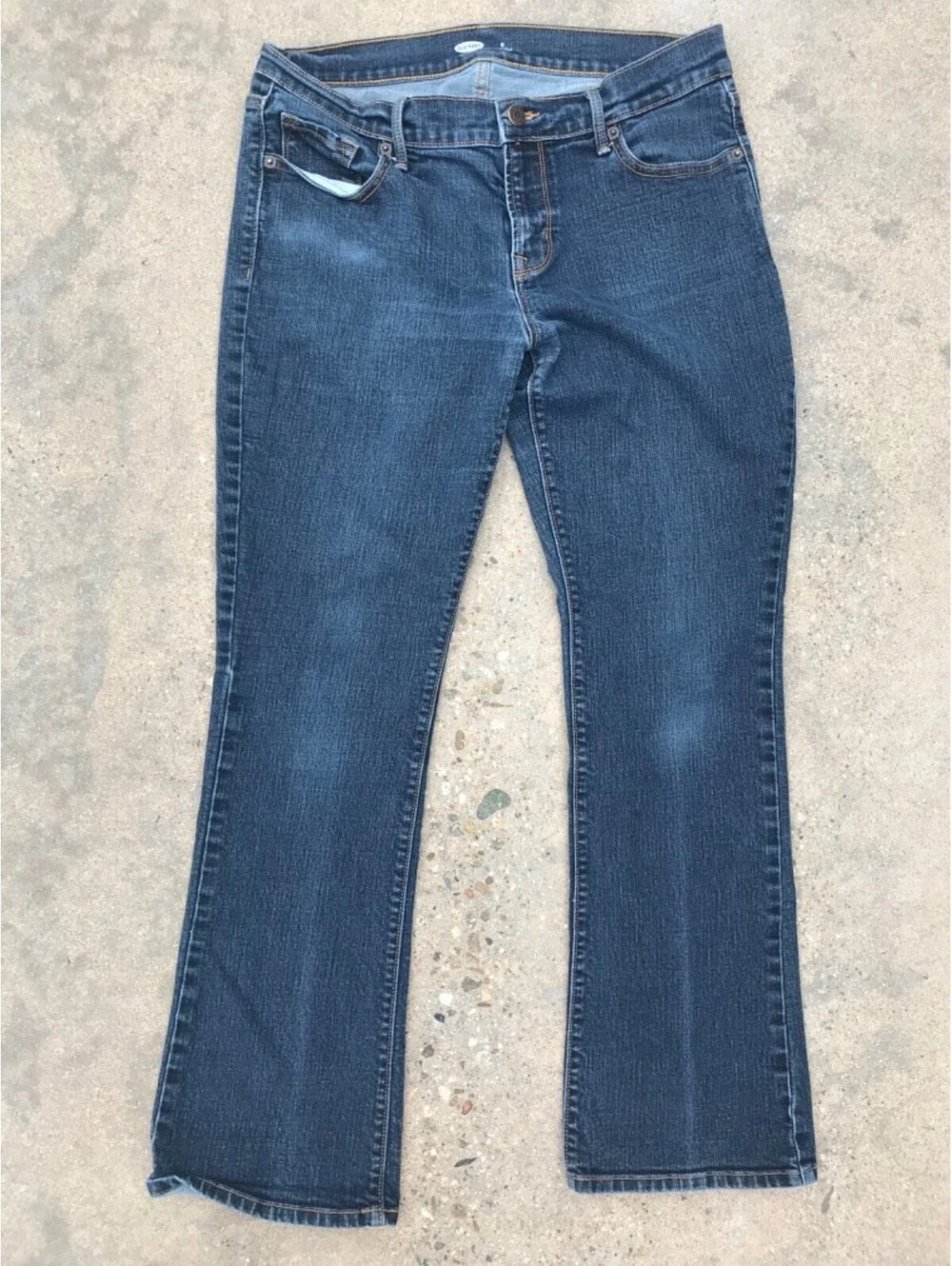 Old Navy Original Mid Rise Skinny Stretch Jeans Medium Wash Womens 8 Short